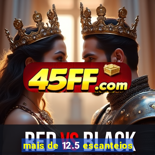 mais de 12.5 escanteios